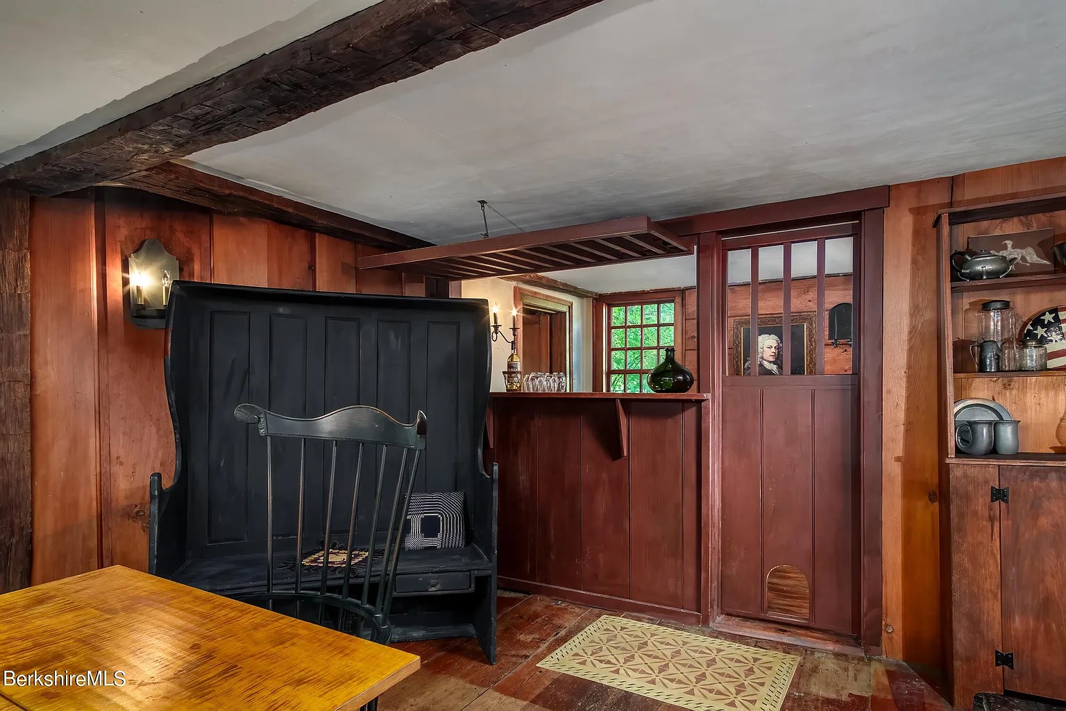 Room in an 18th-century Georgian home in Williamstown Massachusetts