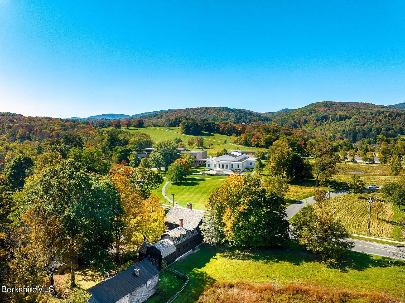 A view from above The Clark Institute in Williamstown Massachusetts